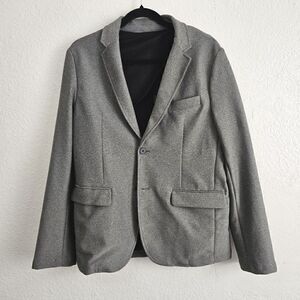 Kenneth Cole Blazer Jacket Sport Coat Men's S Heather Grey Two Button Dresswear
